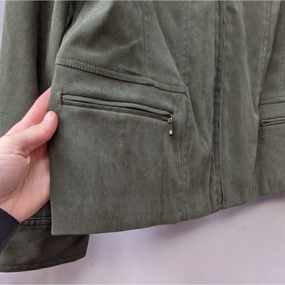 Jm Collection zipper jacket - Picture 6 of 10